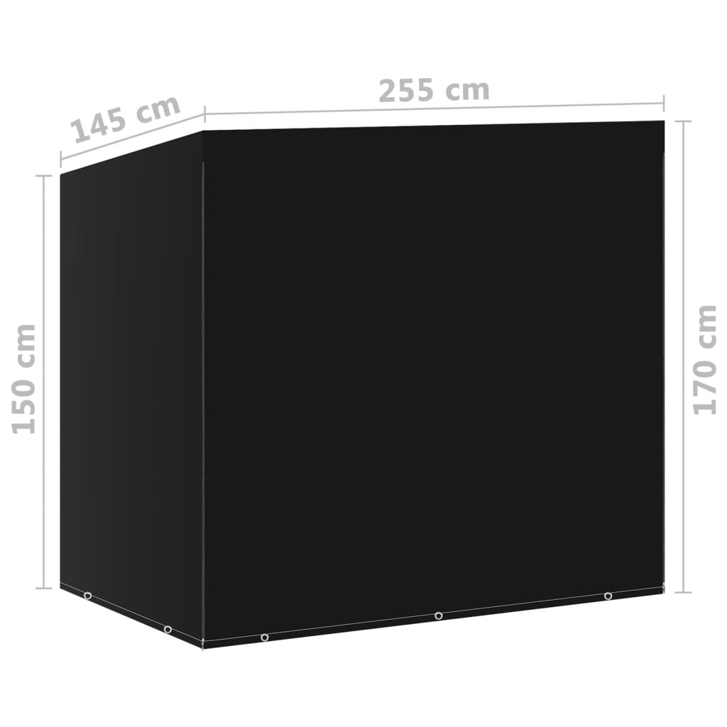 Navlake za ljuljačku s 10 ušica i 2 patenta 2 kom 255x145x170cm