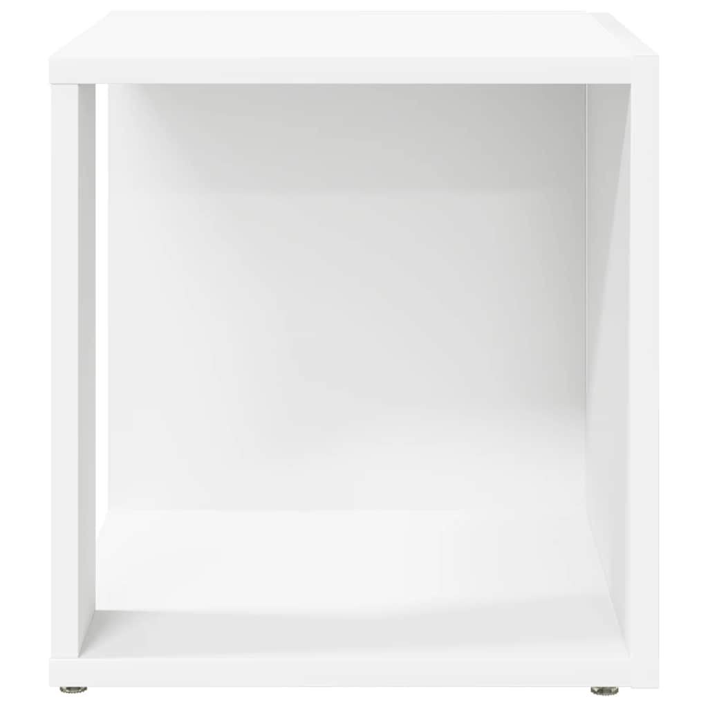 Bočni stolić bijeli 33 x 33 x 34,5 cm od konstruiranog drva