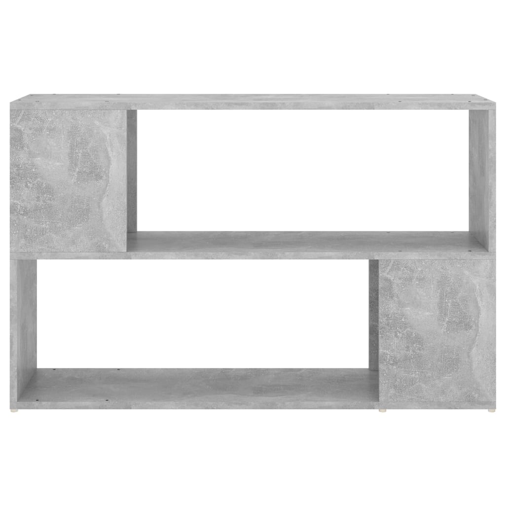 Ormarić za knjige boja betona 100x24x63 cm konstruirano drvo