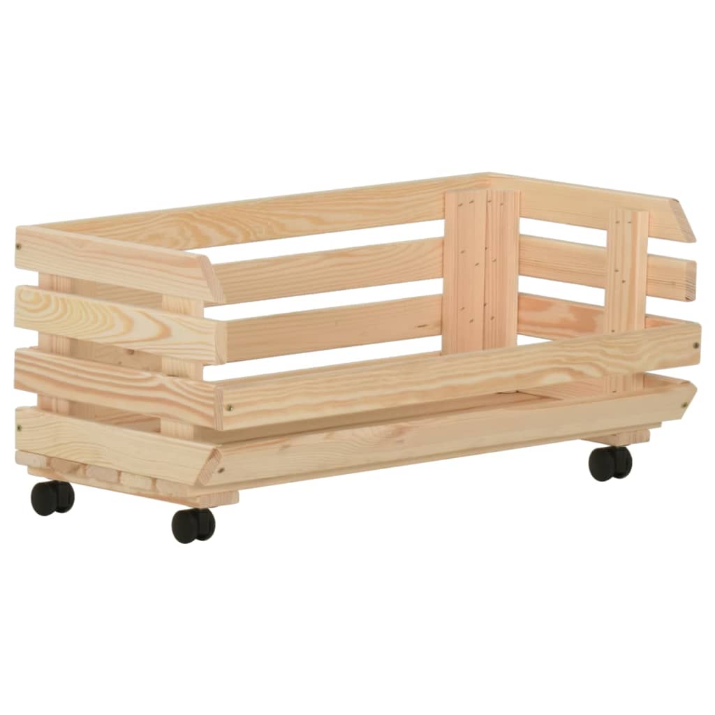 Kolica za povrće 77 x 30 x 80 cm od masivne borovine