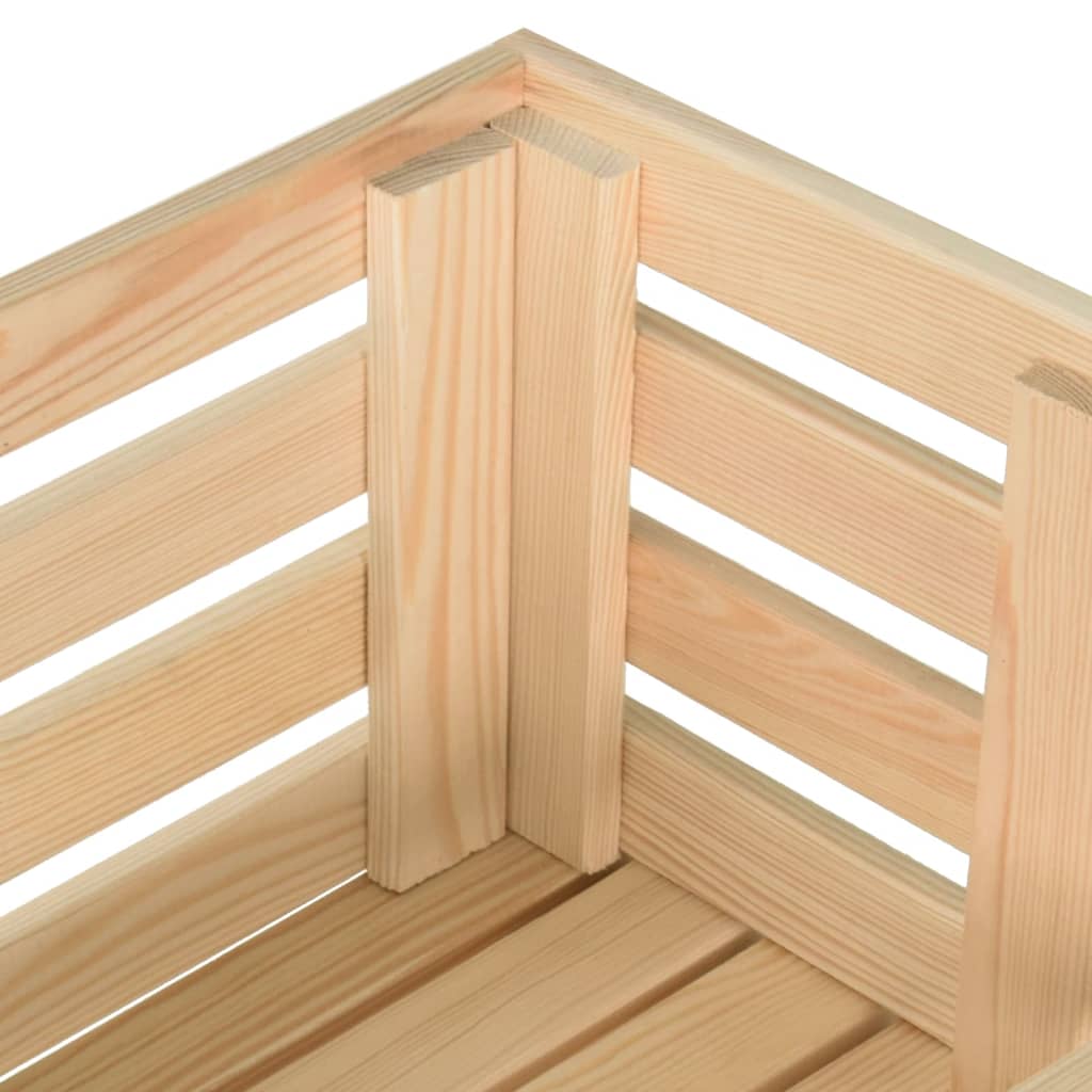 Kolica za povrće 77 x 30 x 80 cm od masivne borovine