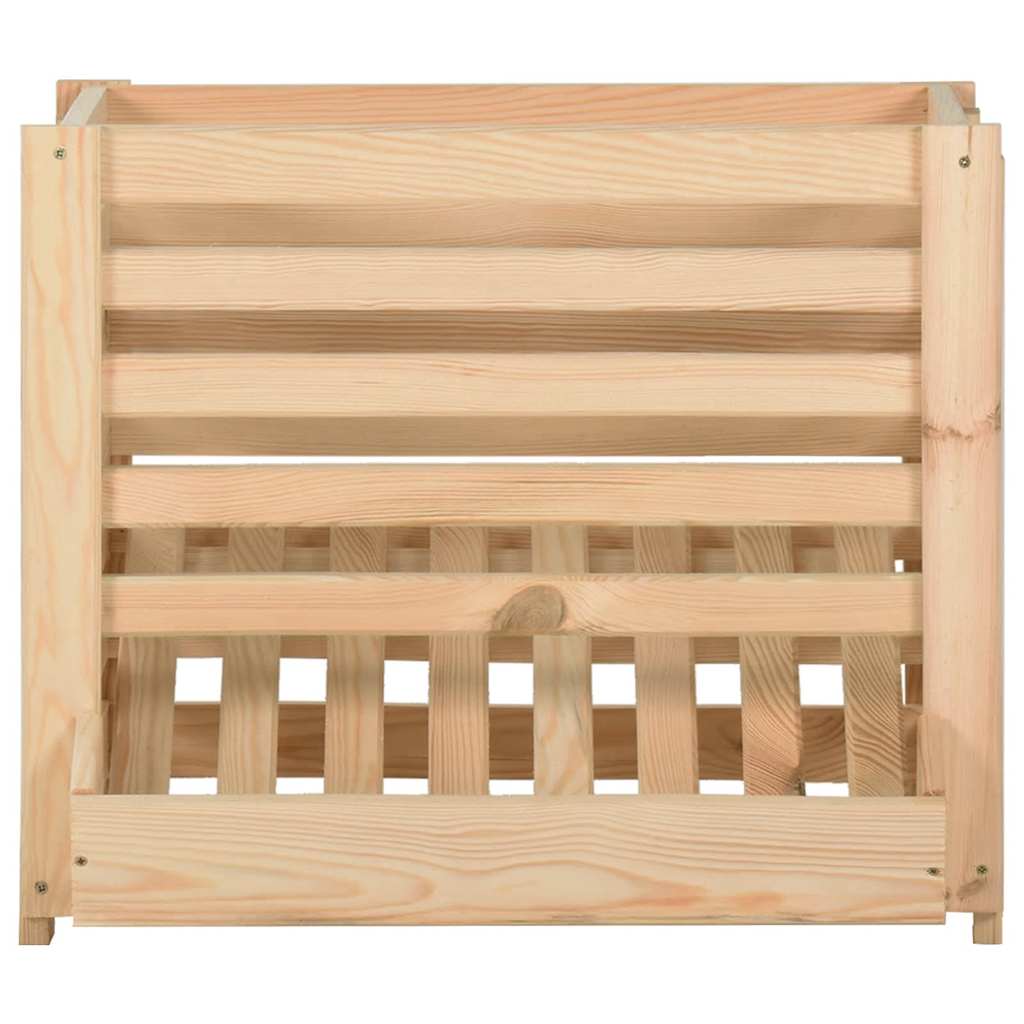 Kutija za krumpire 60 x 40 x 50 cm od masivne borovine