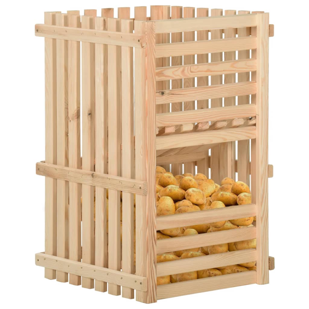 Kutija za krumpire 50 x 50 x 80 cm od masivne borovine