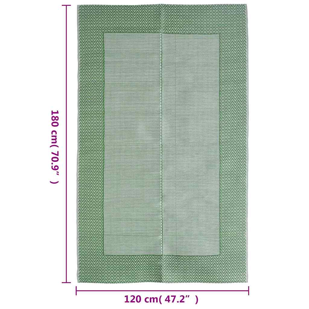 Vanjski tepih ARAKIL zeleni 120 x 180 cm PP