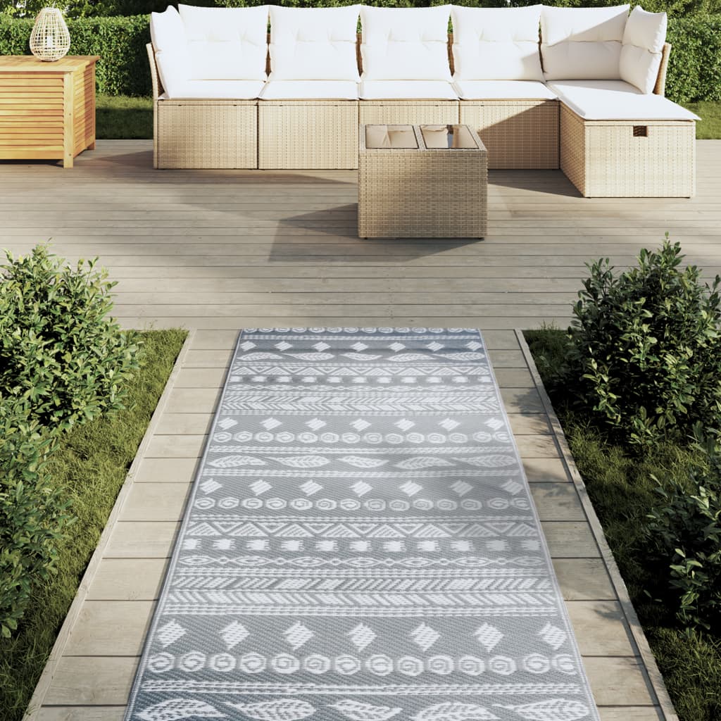 Vanjski tepih ARAKIL sivi 80x250 cm PP