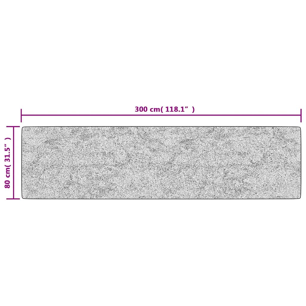 Perivi tepih 80 x 300 cm bež