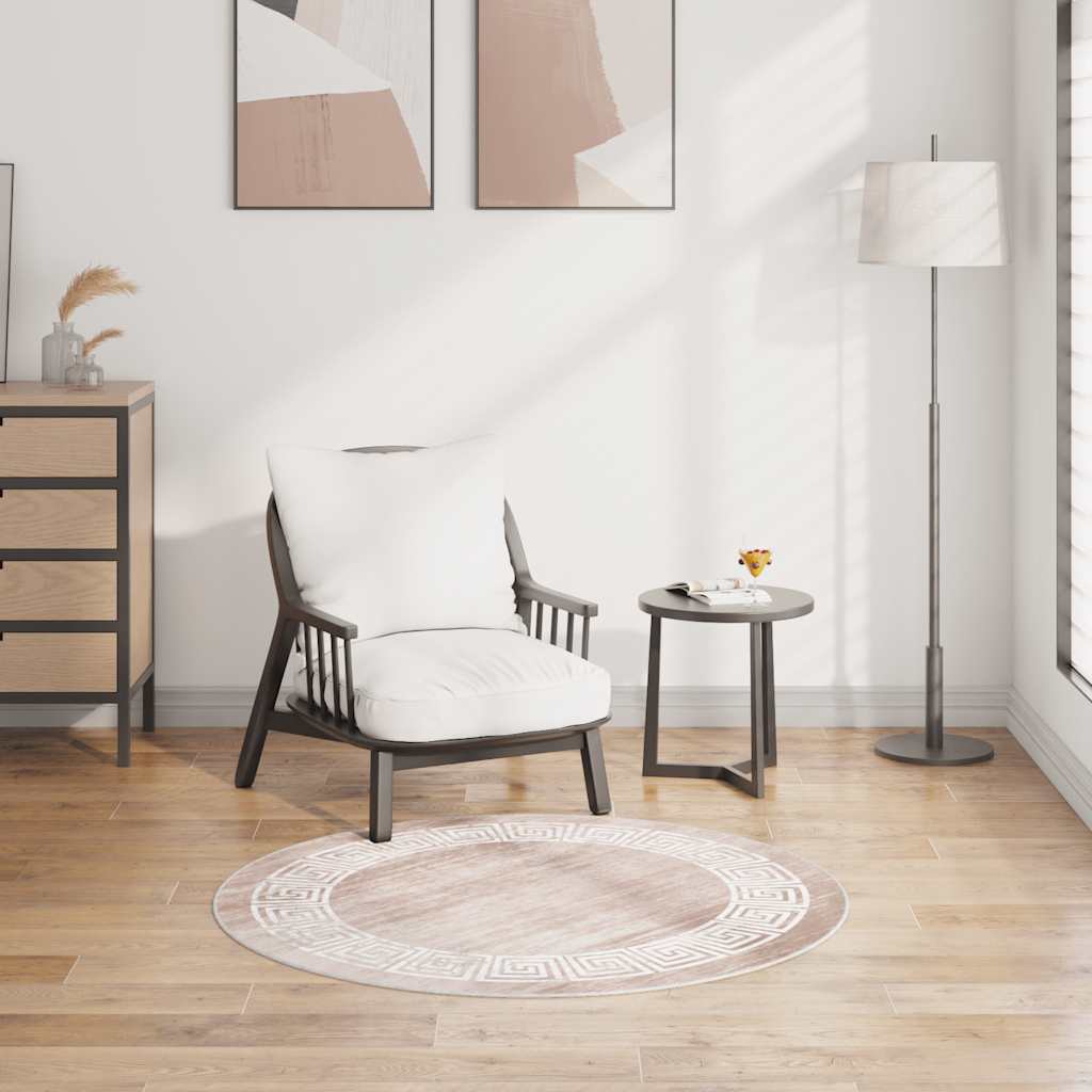 Perivi tepih 120 cm bež