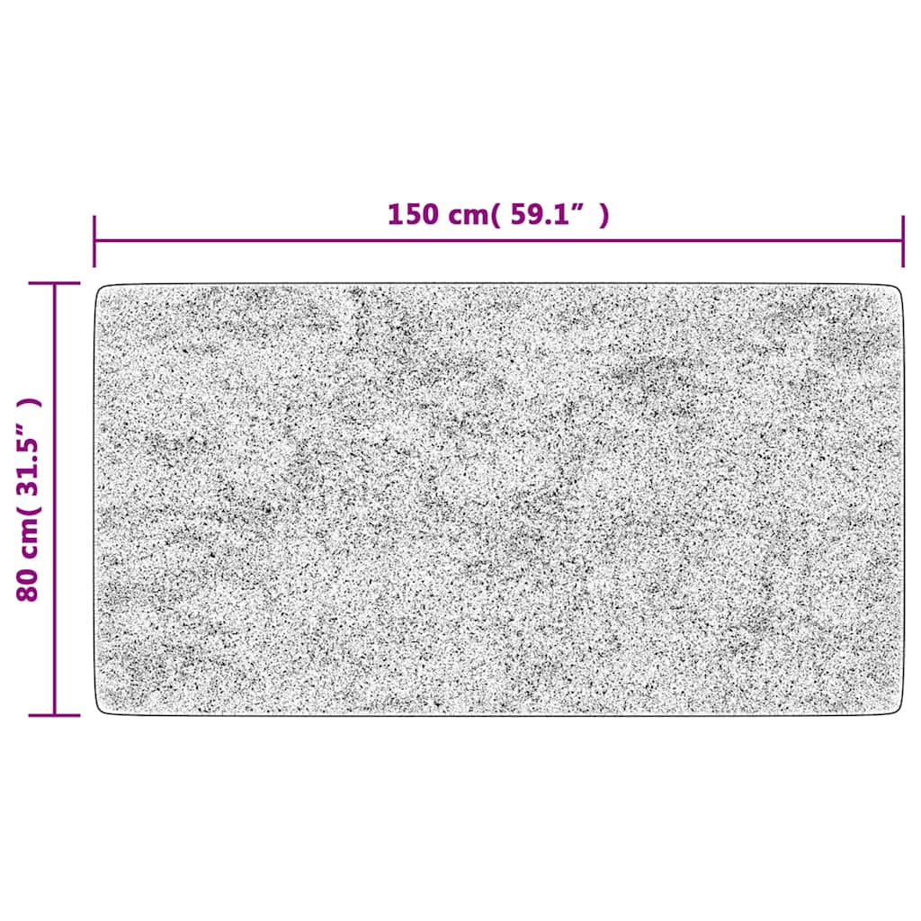 Perivi tepih 80 x 150 cm svjetlobež
