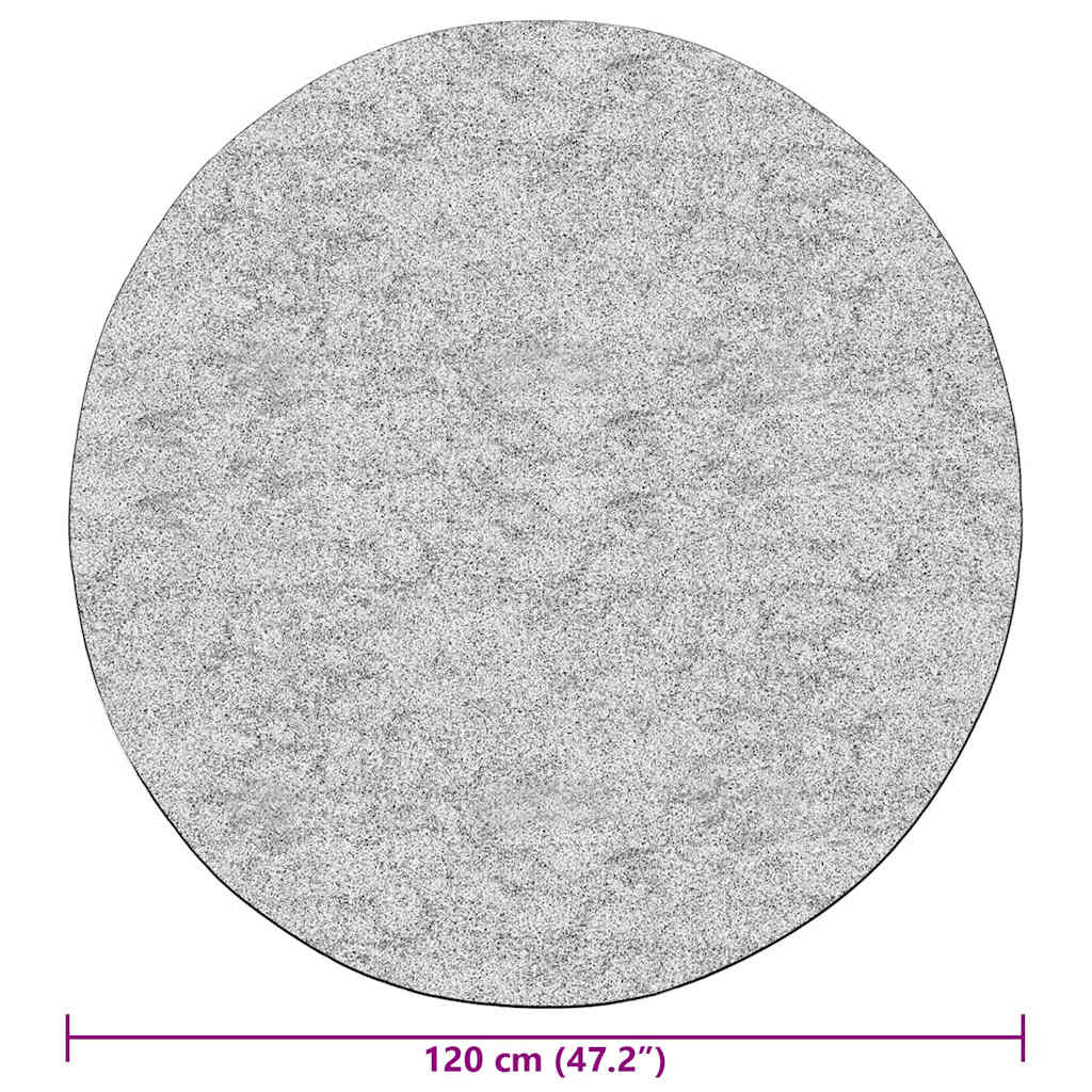 Perivi tepih φ 120 cm svjetlobež protuklizni