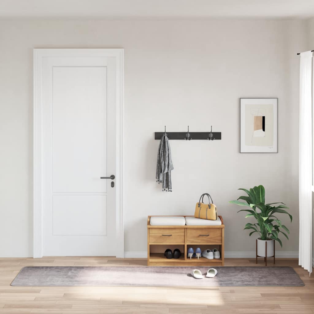 Perivi tepih 80 x 300 cm sivi
