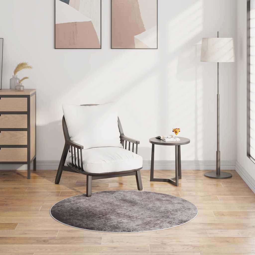 Perivi tepih φ 120 cm sivi