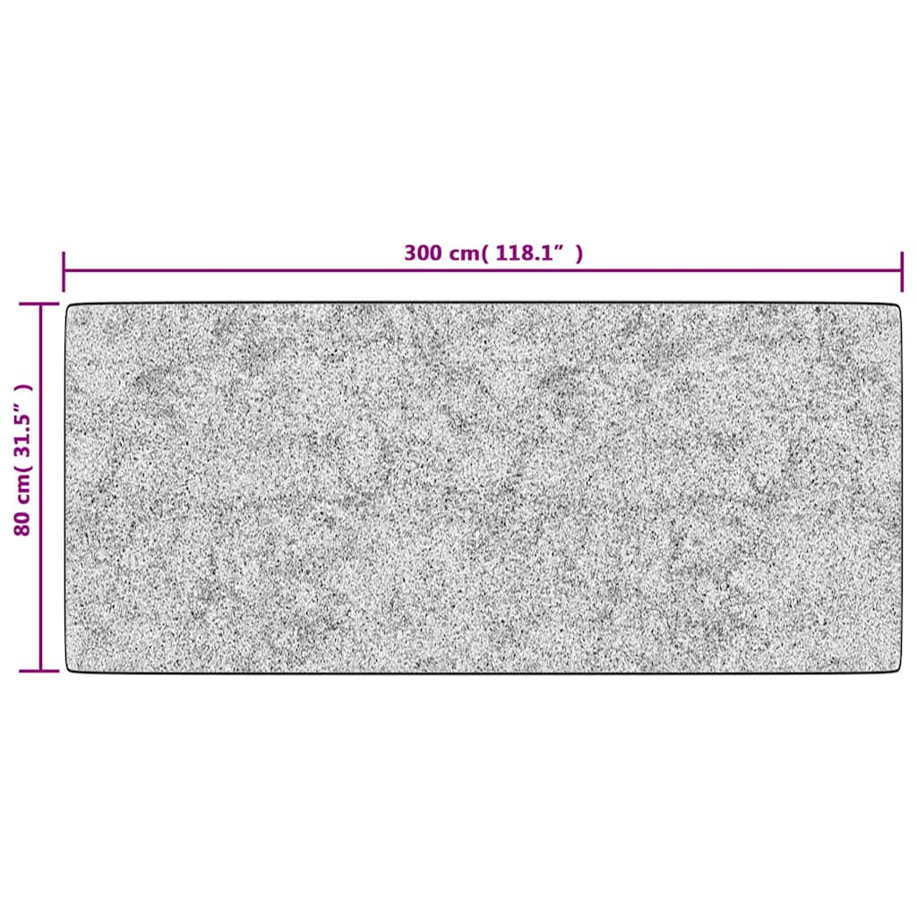 Perivi tepih s patchworkom 80 x 300 cm raznobojni