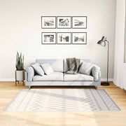 Perivi tepih 120 x 180 cm crno-bijeli