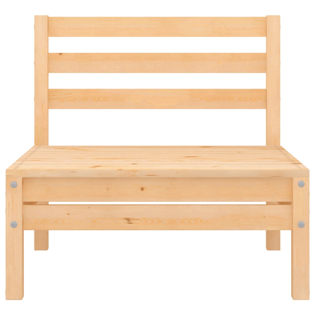 Srednja vrtna sofa od masivne borovine