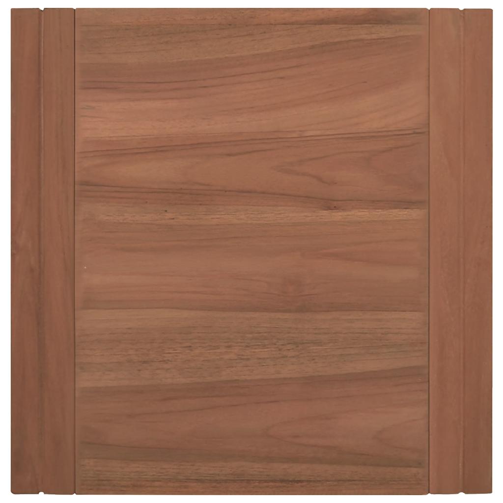 Zidni kupaonski ormarić 45 x 45 x 35 cm od masivne tikovine