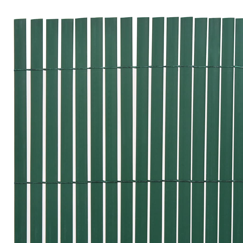 Dvostrana vrtna ograda 110 x 300 cm zelena