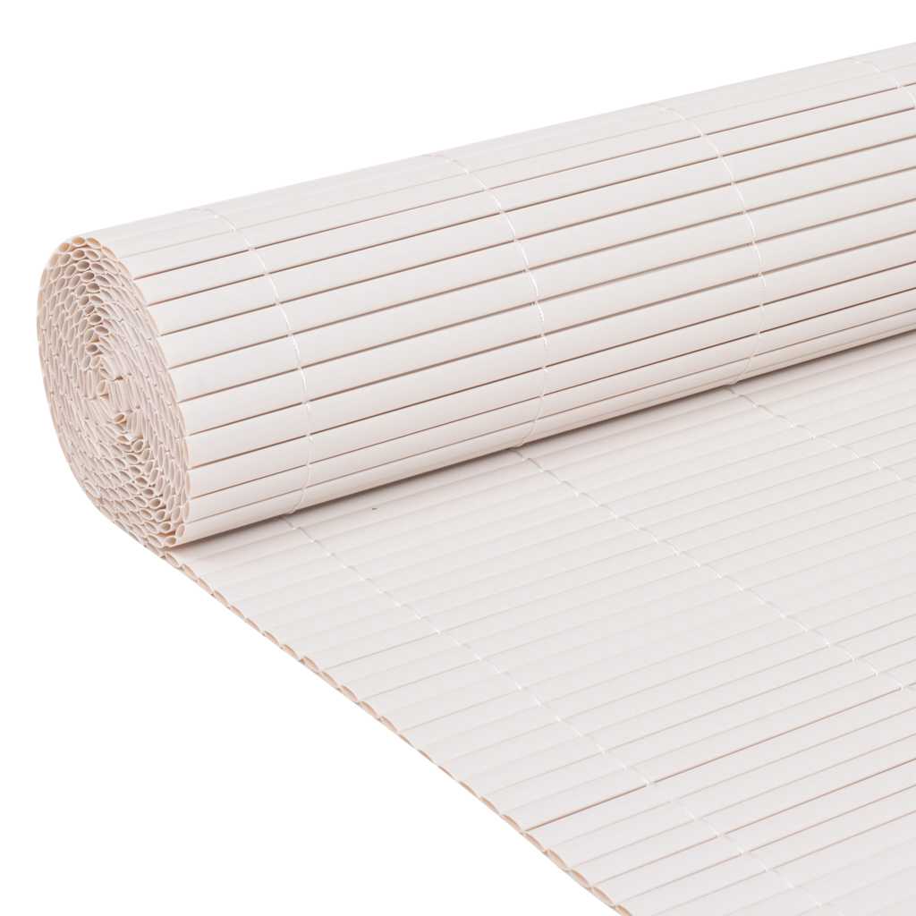 Dvostrana vrtna ograda 110 x 400 cm bijela