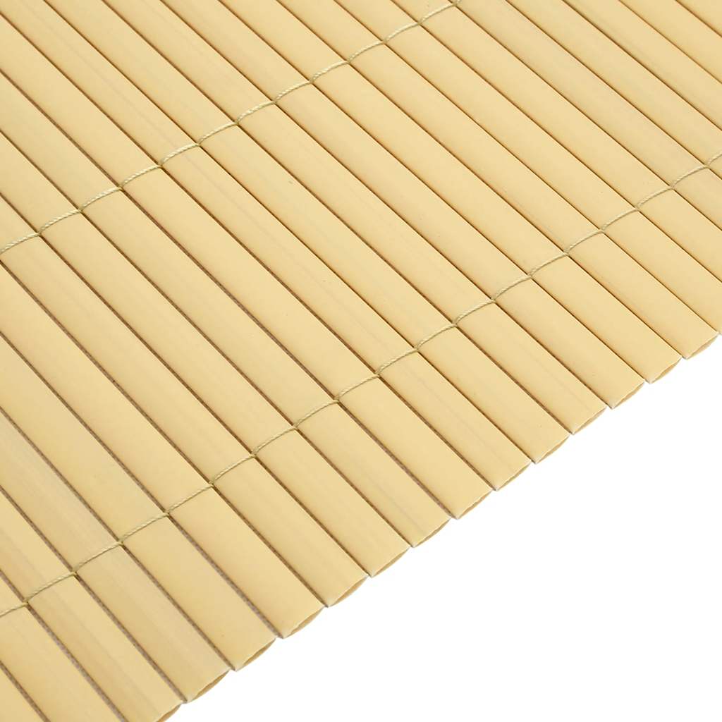 Dvostrana vrtna ograda 110 x 400 cm žuta