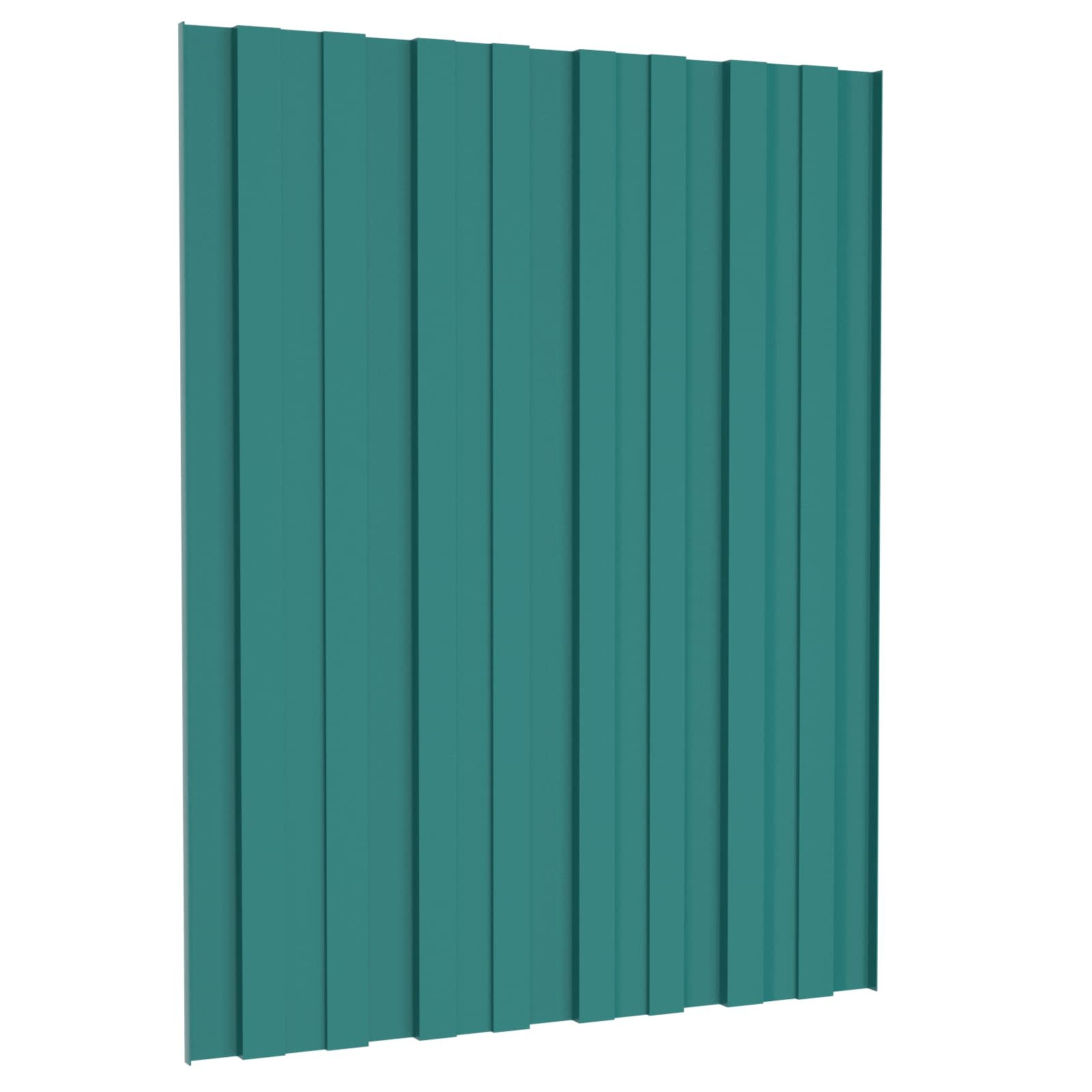 Krovni panel 12 pcs Zelena 60 x 45 cm Pocinčani čelik