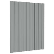 Krovni panel 36 pcs Siva 60 x 45 cm Pocinčani čelik