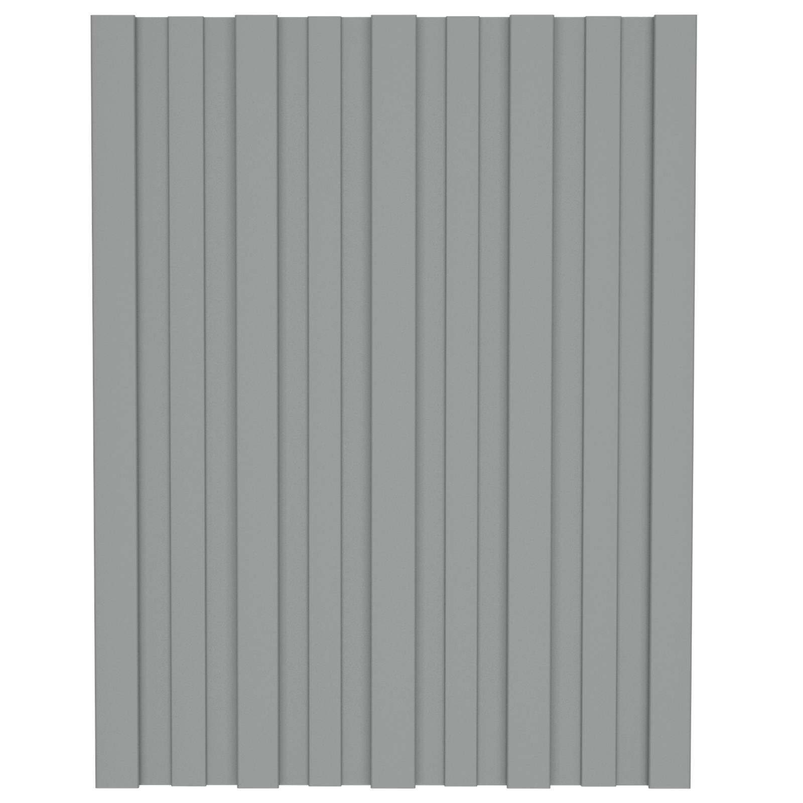 Krovni panel 36 pcs Siva 60 x 45 cm Pocinčani čelik