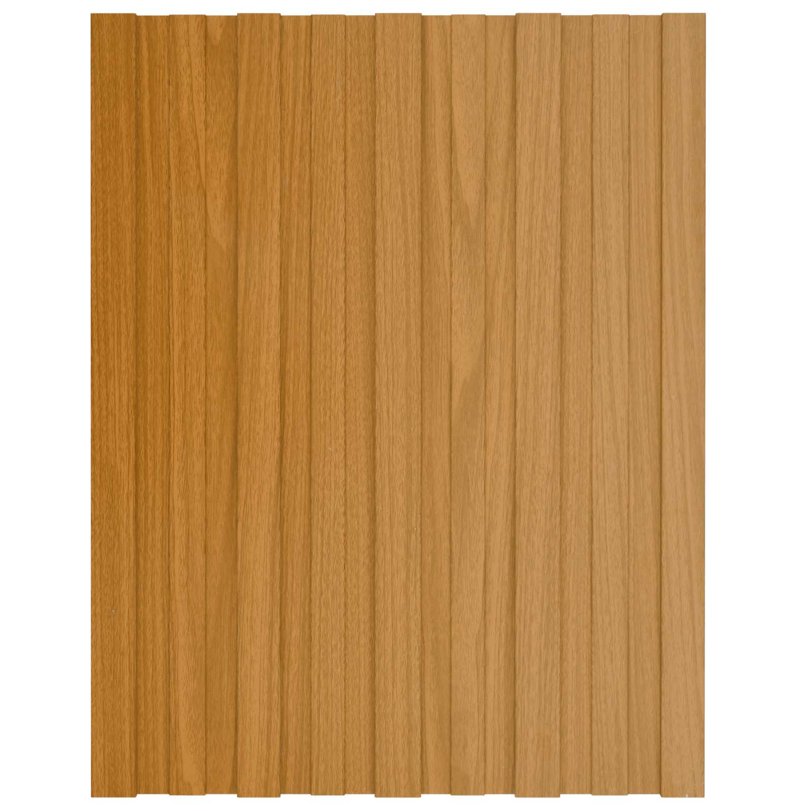 Krovni panel 12 pcs Prirodna 60 x 45 cm Pocinčani čelik