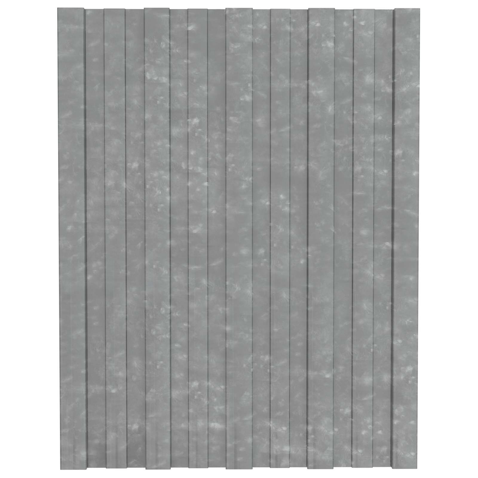 Krovni panel 36 pcs Srebrna 60 x 45 cm Pocinčani čelik