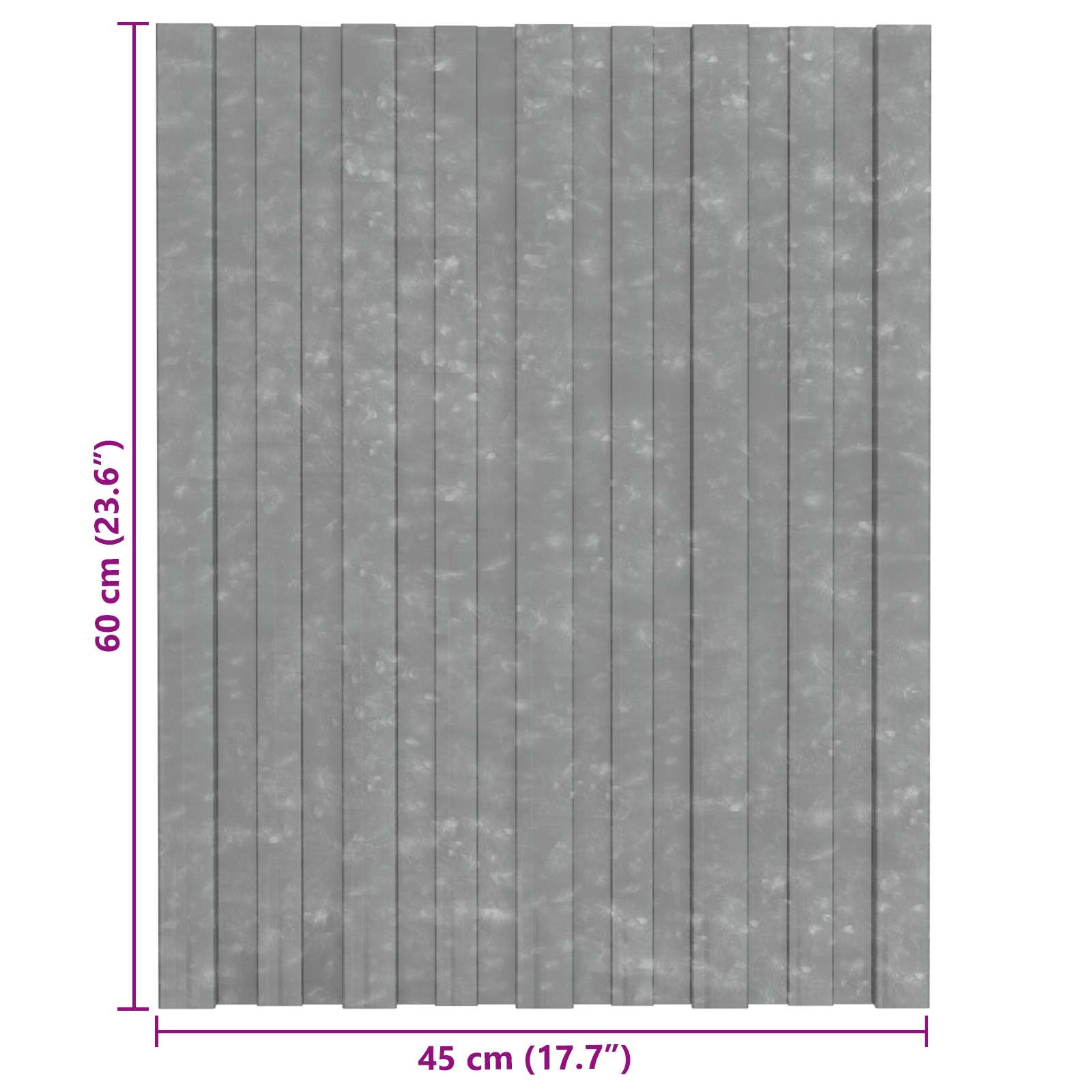 Krovni panel 36 pcs Srebrna 60 x 45 cm Pocinčani čelik