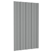 Krovni panel 36 pcs Siva 80 x 45 cm Pocinčani čelik