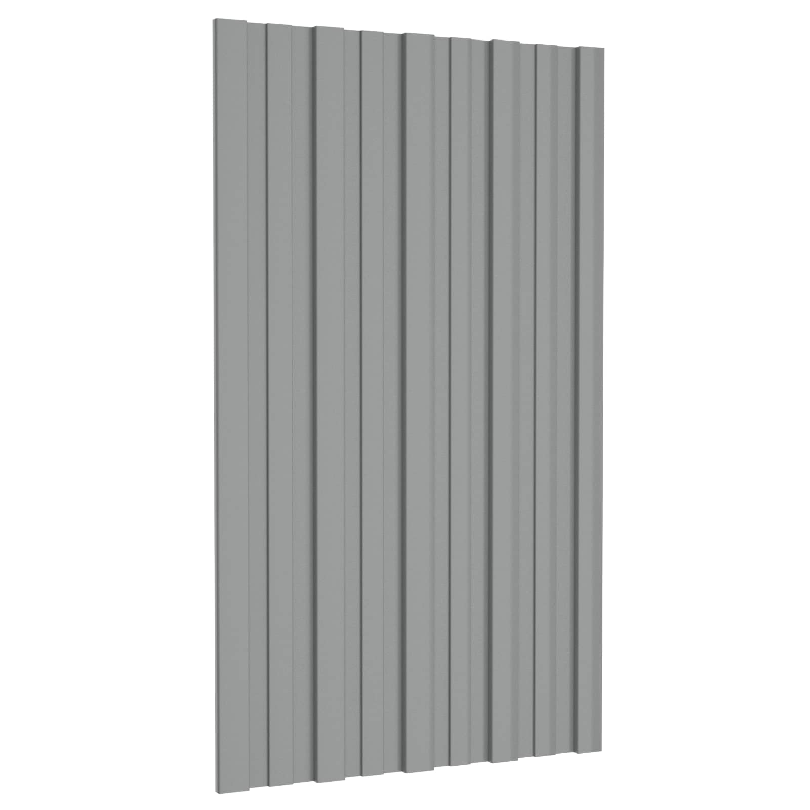 Krovni panel 36 pcs Siva 80 x 45 cm Pocinčani čelik
