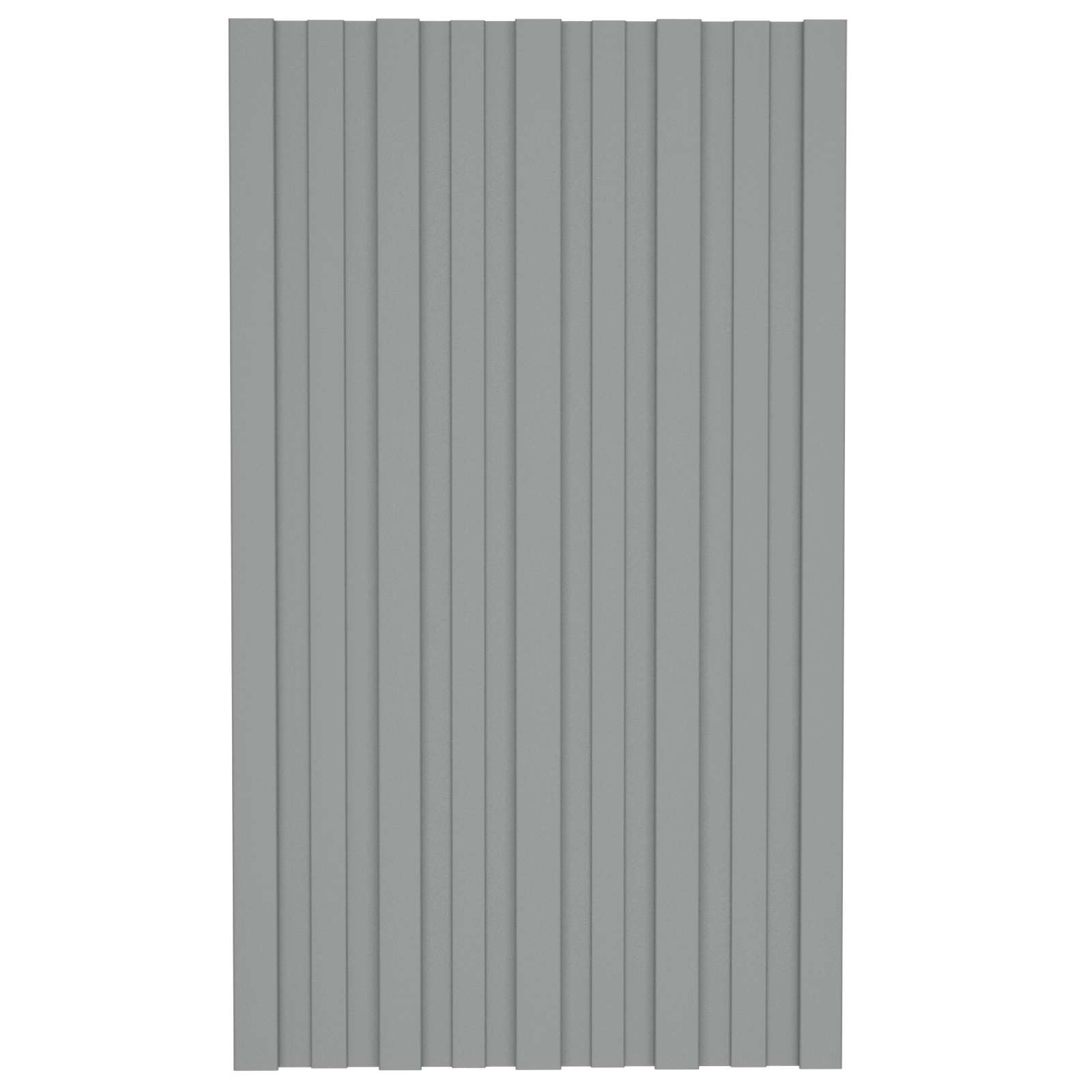 Krovni panel 36 pcs Siva 80 x 45 cm Pocinčani čelik