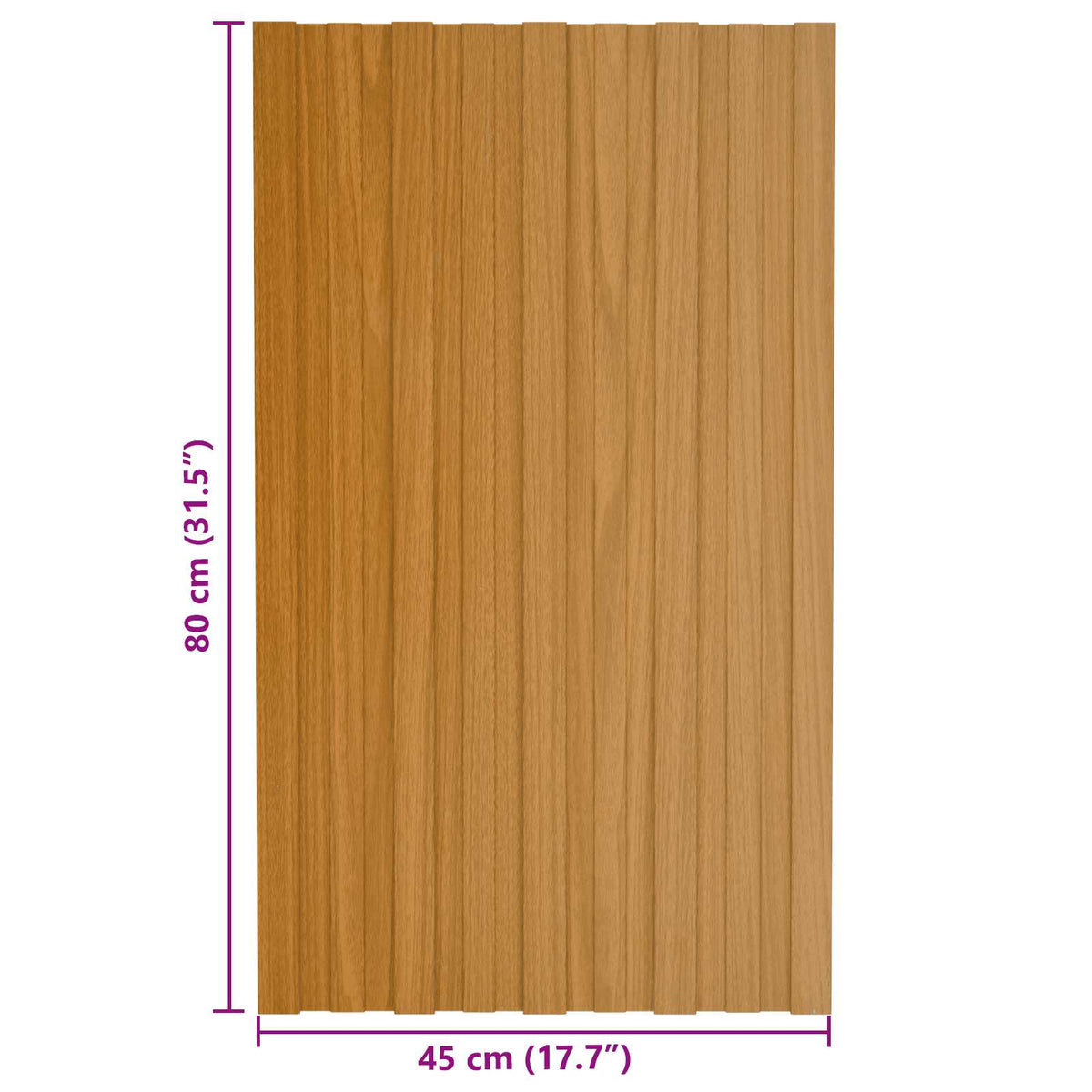 Krovni panel 12 pcs Prirodna 80 x 45 cm Pocinčani čelik