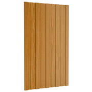 Krovni panel 36 pcs Prirodna 80 x 45 cm Pocinčani čelik