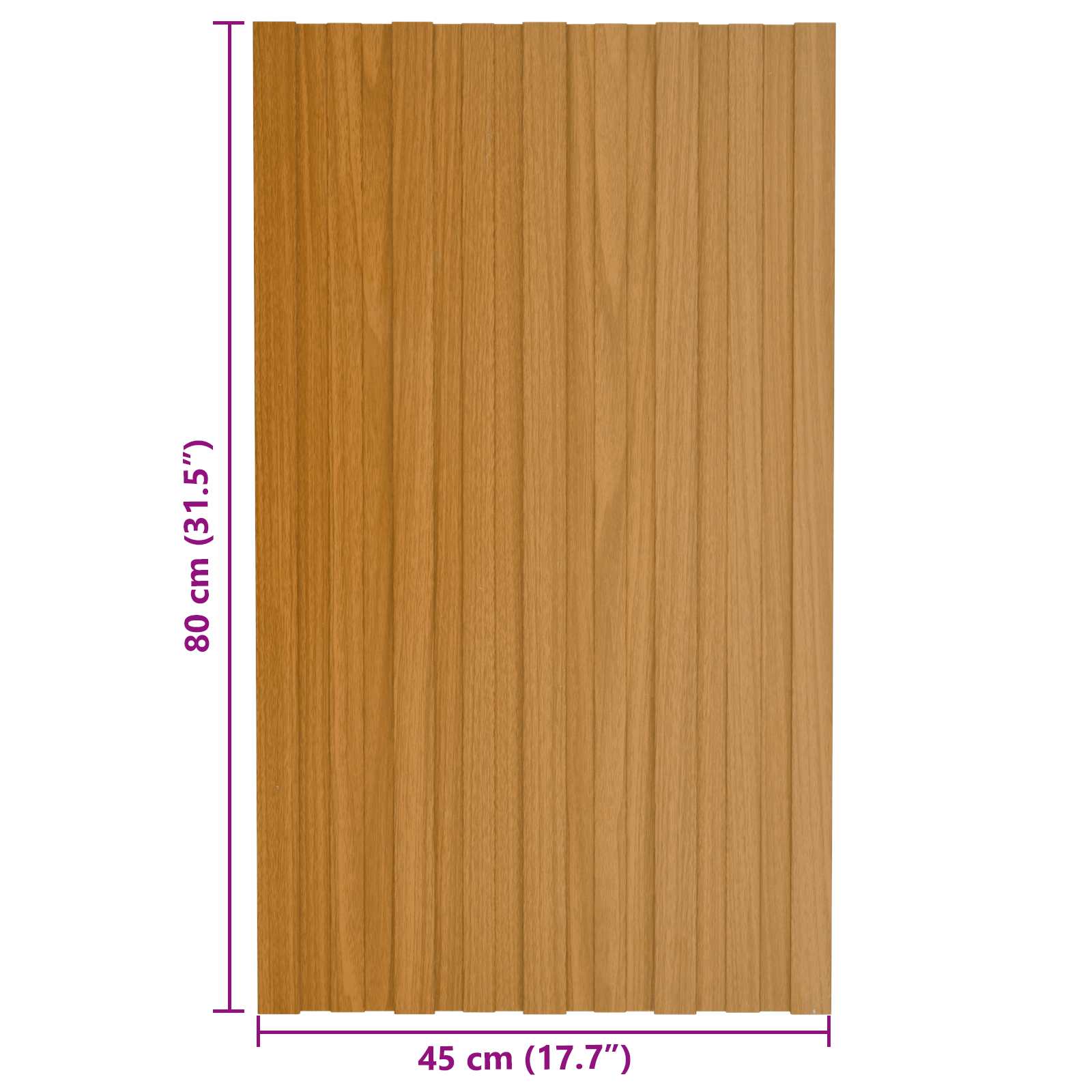 Krovni panel 36 pcs Prirodna 80 x 45 cm Pocinčani čelik