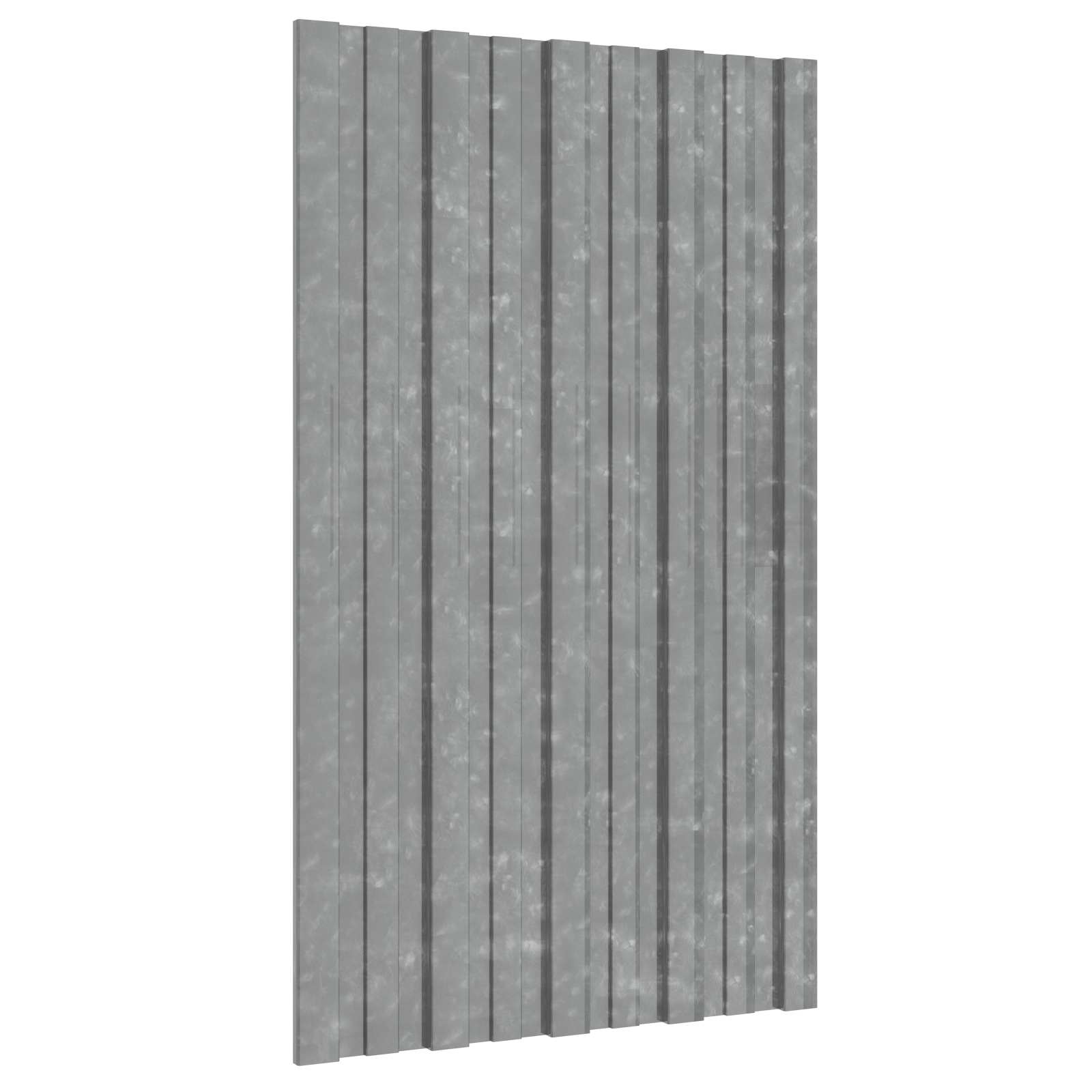 Krovni panel 36 pcs Srebrna 80 x 45 cm Pocinčani čelik