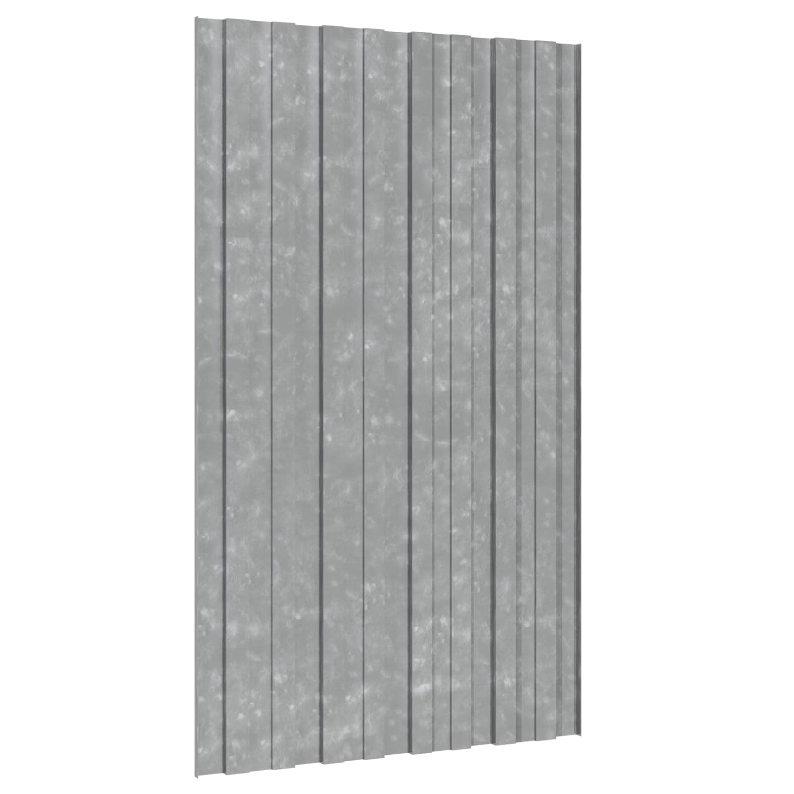 Krovni panel 36 pcs Srebrna 80 x 45 cm Pocinčani čelik