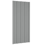 Krovni panel 36 pcs Siva 100 x 45 cm Pocinčani čelik