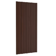 Krovni panel 36 pcs Smeđa 100 x 45 cm Pocinčani čelik