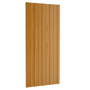 Krovni panel 36 pcs Prirodna 100 x 45 cm Pocinčani čelik