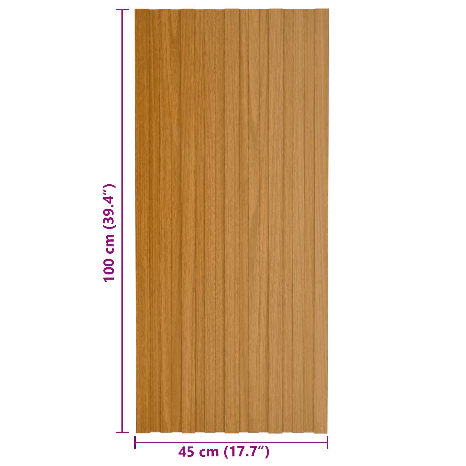 Krovni panel 36 pcs Prirodna 100 x 45 cm Pocinčani čelik