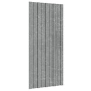 Krovni panel 12 pcs Srebrna 100 x 45 cm Pocinčani čelik