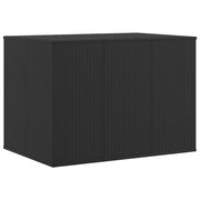 Kutija za vrtne jastuke od PE ratana 145 x 100 x 103 cm crna