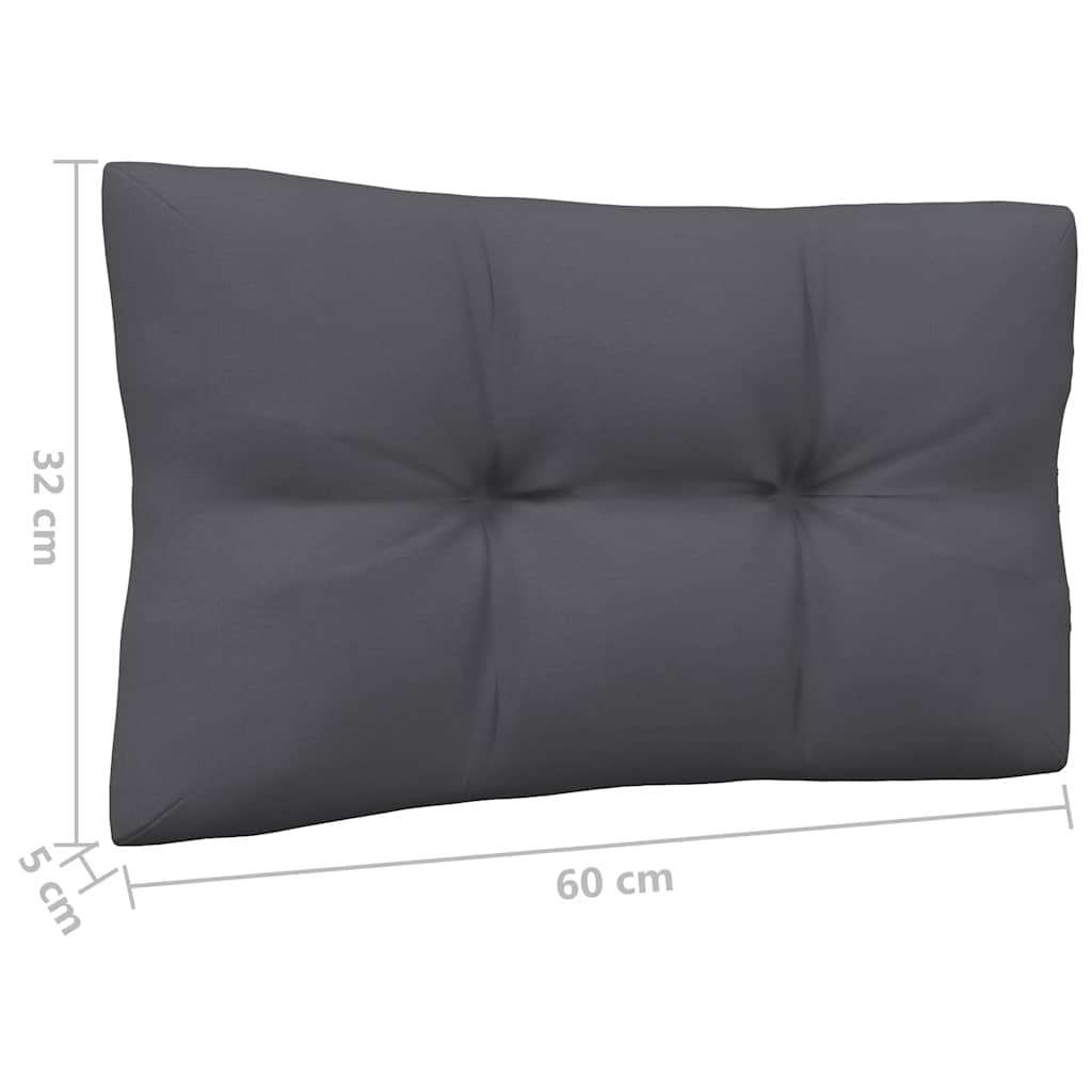 Srednja vrtna sofa s jastucima bijela od masivne borovine