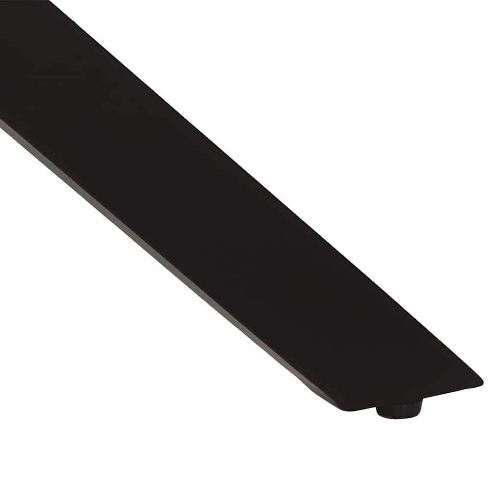 Blagovaonski stol Ø 110x78 cm masivno obnovljeno drvo i čelik