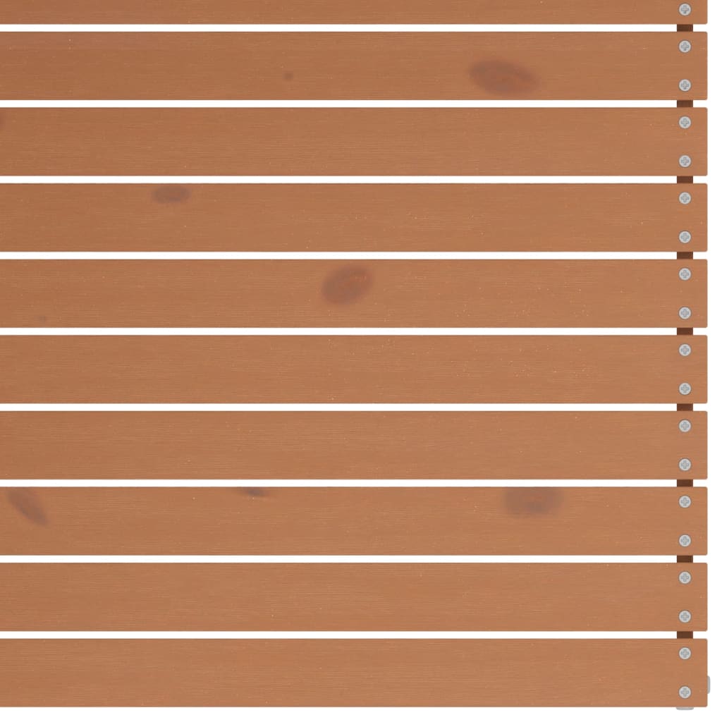 Vrtni dvosjed od masivne borovine smeđa boja meda