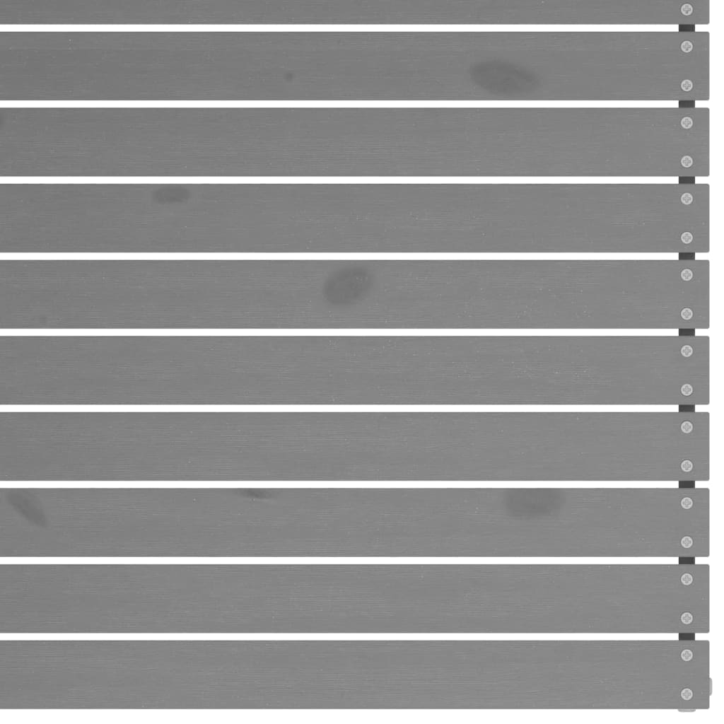 4-dijelna vrtna garnitura od masivne borovine siva