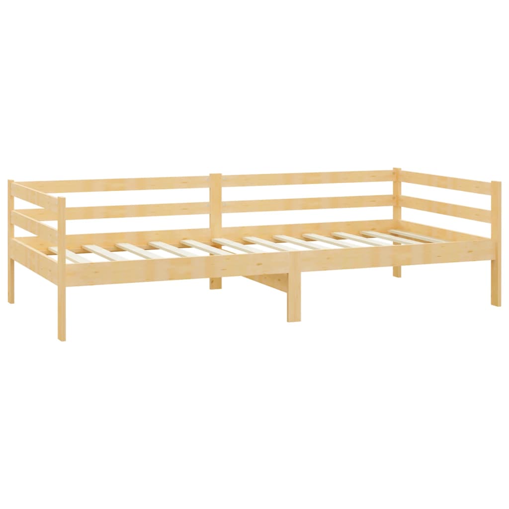 Dnevni ležaj s madracem 90 x 200 cm od masivne borovine
