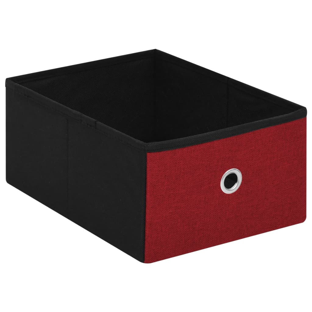 Sklopiva klupa za pohranu boja vina 76x38x38 cm umjetno platno