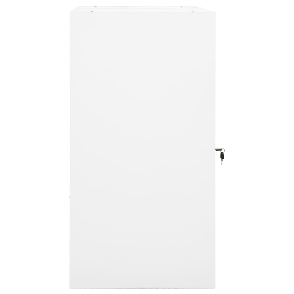 Ormarić za sedla bijeli 53 x 53 x 105 cm čelični