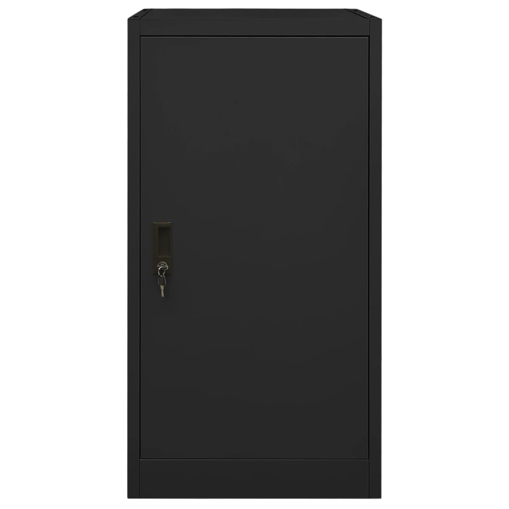 Ormarić za sedla crni 53 x 53 x 105 cm čelični